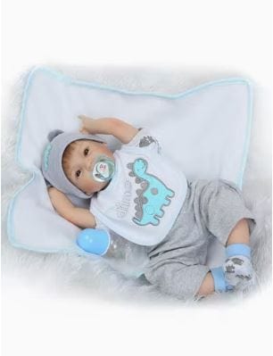 Dubkart Dolls 22 Inch Dinosaur Theme Real Life Like Reborn Baby Doll