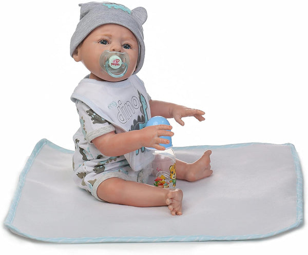 Dubkart Dolls 22 Inch Dinosaur Theme Real Life Like Reborn Baby Doll