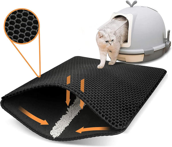 Dubkart Double Layer Cat Litter Trapping Mat 40x50cm