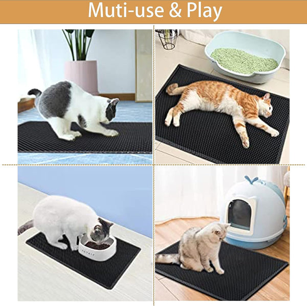 Dubkart Double Layer Cat Litter Trapping Mat 40x50cm