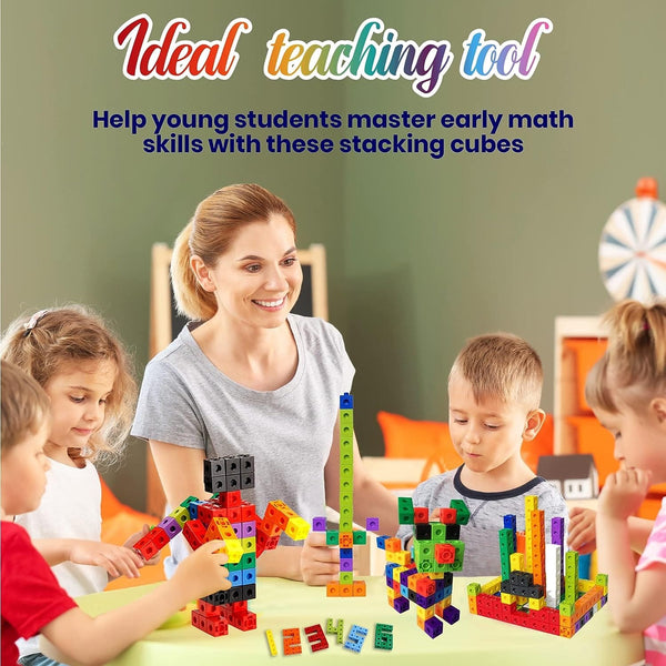 Dubkart Educational toys 100 Math Learning Cubes for Kids Children