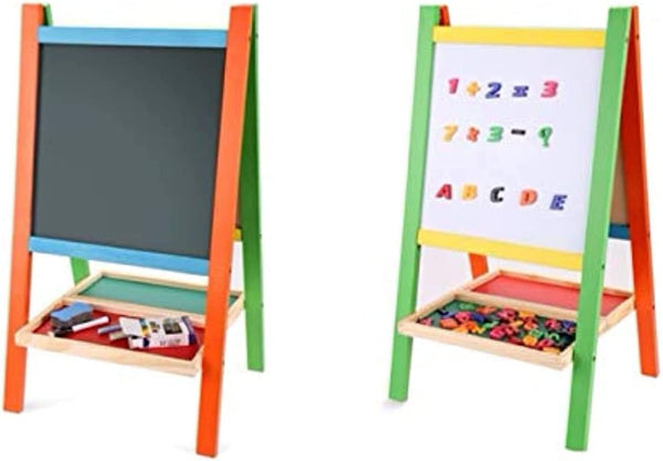 Dubkart Educational toys Kids Educational Wooden Dual Sided Blackboard Size M
