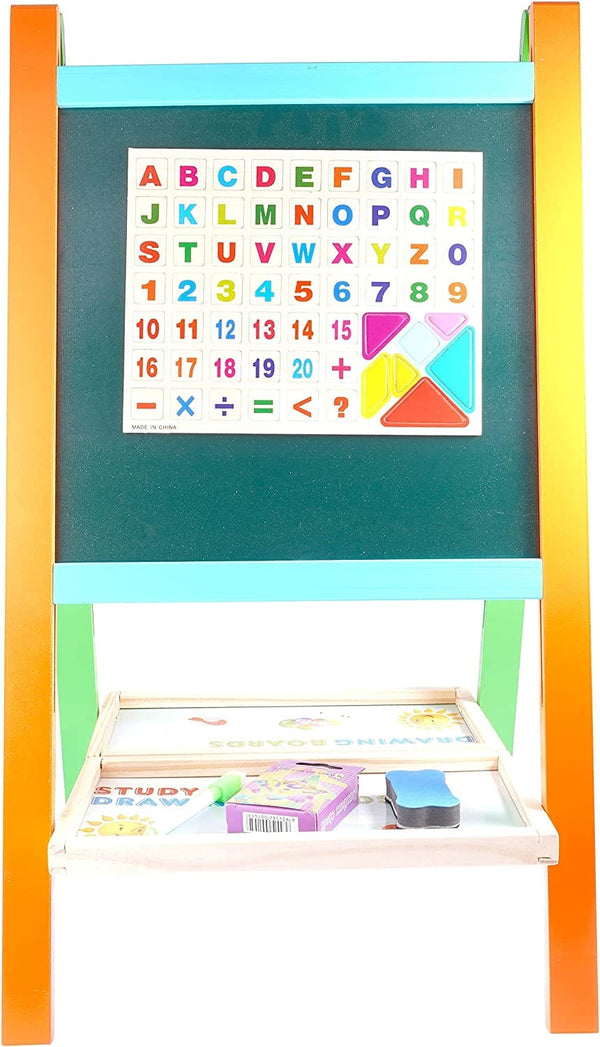 Dubkart Educational toys Kids Educational Wooden Dual Sided Blackboard Size M