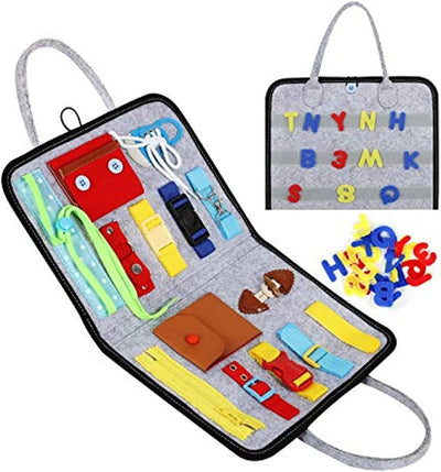 Dubkart Educational toys Kids Foldable Sensory Educational Busy Board