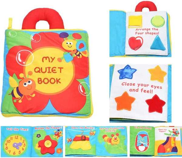 Dubkart Educational toys Kids Soft Cloth Fabric Story Baby Educational Book