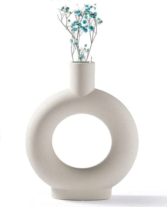 Dubkart Elegant Nordic Hollow Flower Vase Home Décor