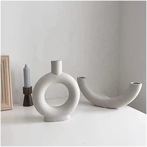 Dubkart Elegant Nordic Hollow Flower Vase Home Décor