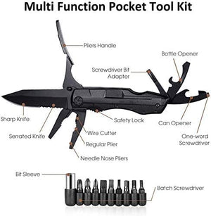 Dubkart Emergency Survival Hunting Foldable Knife Tool Kit