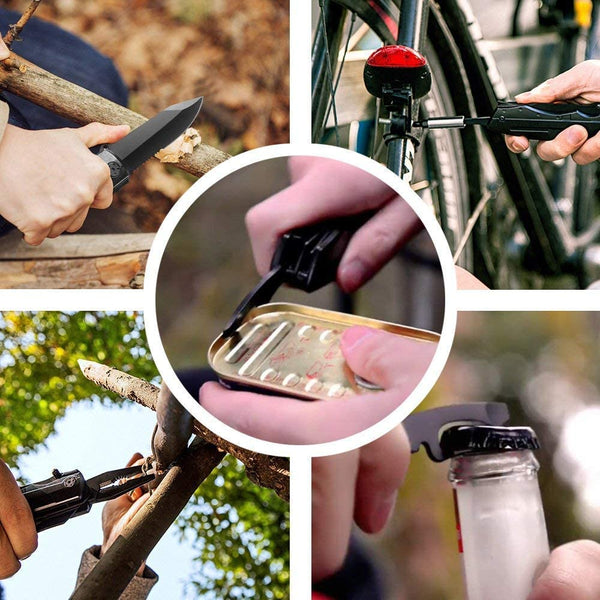 Dubkart Emergency Survival Hunting Foldable Knife Tool Kit