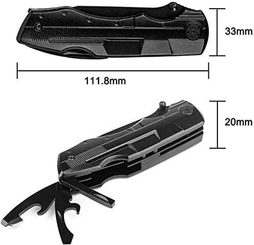 Dubkart Emergency Survival Hunting Foldable Knife Tool Kit