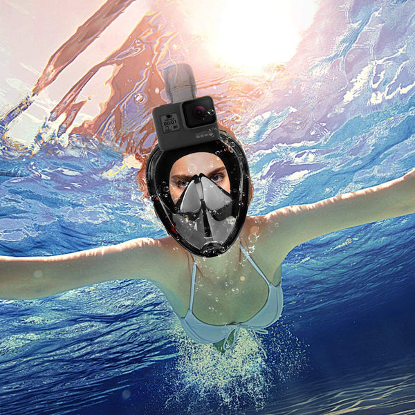 Dubkart Full Face Snorkelling Diving Scuba Mask (Large)