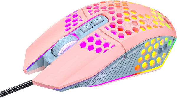 Dubkart Gaming USB Wired Backlit RGB Gaming Mouse with 7 Programmable Buttons