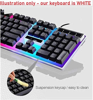 Dubkart Gaming Wired Colorful Backlight Professional Gaming Keyboard & Mouse