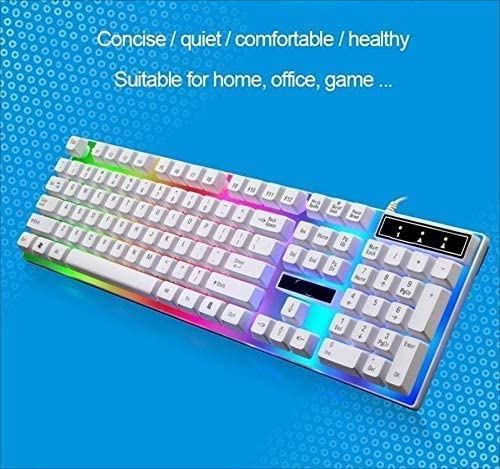 Dubkart Gaming Wired Colorful Backlight Professional Gaming Keyboard & Mouse