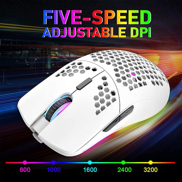 Dubkart Gaming Wireless RGB Gaming Mouse Mamba Snake PC Laptop USB