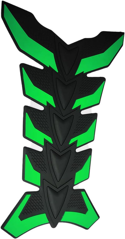 DubKart Green Motorcycle Bike Fuel Tank Pad Sticker 3D Rubber Decal