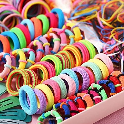 Dubkart Hair accessories 780 PCS Korean Baby Kids Colorful Hair Clip Ties
