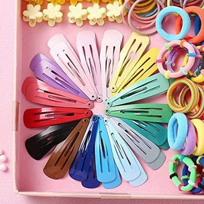 Dubkart Hair accessories 780 PCS Korean Baby Kids Colorful Hair Clip Ties