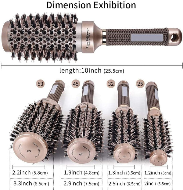 Dubkart Hair Care 45mm Round Hair Styling Blow Drying Brush