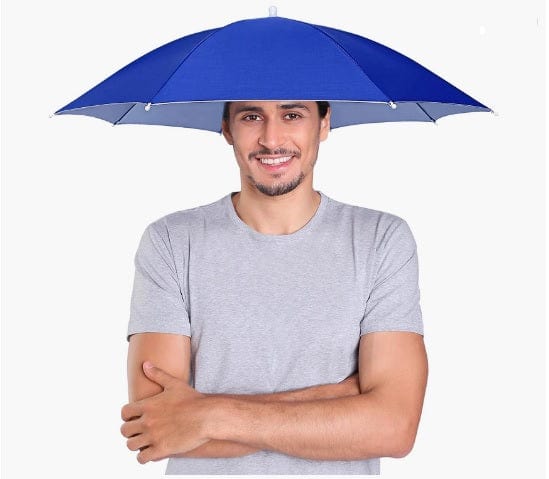 Dubkart Head Mounted Umbrella Hat Foldable