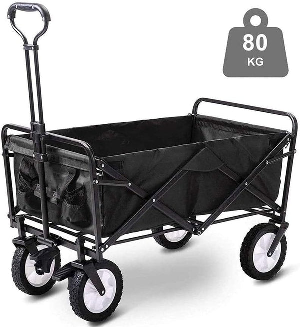 Dubkart Heavy Duty Folding Collapsible Utility Wagon Cart Trolley