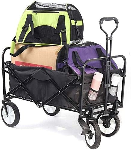 Dubkart Heavy Duty Folding Collapsible Utility Wagon Cart Trolley