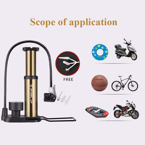 Dubkart High Pressure Bicycle Floor Air Pump with Gauge