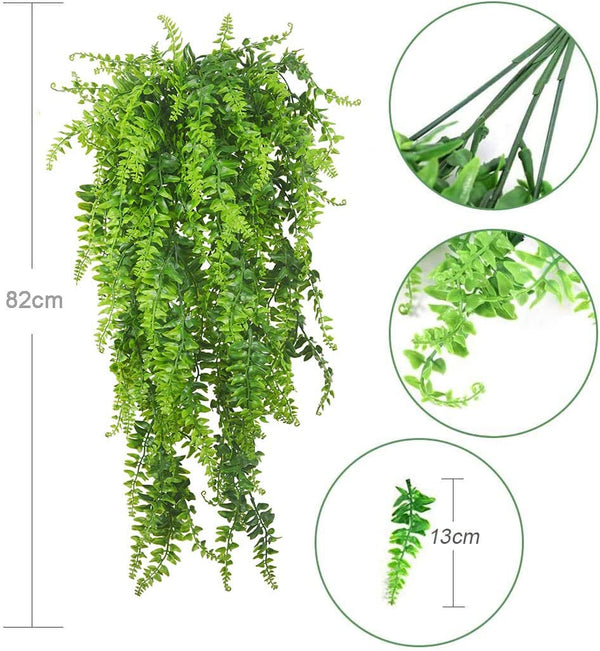 Dubkart Home decor 2 PCS Artificial Fake Ivy Leaf Plants