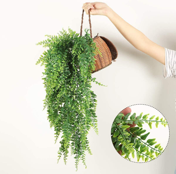 Dubkart Home decor 2 PCS Artificial Fake Ivy Leaf Plants