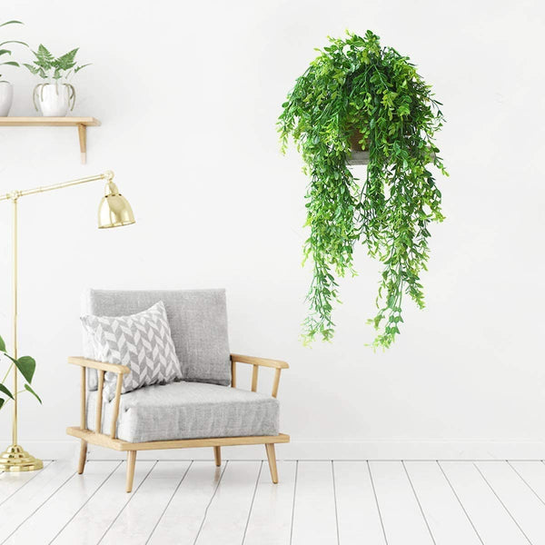 Dubkart Home decor 2 PCS Artificial Fake Ivy Leaf Plants