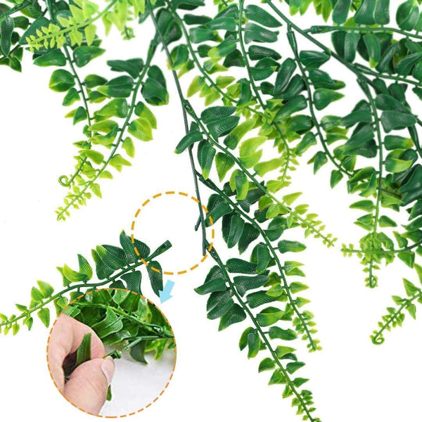 Dubkart Home decor 2 PCS Artificial Fake Ivy Leaf Plants