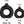 Dubkart Home decor 2 PCS Nordic Home Décor Ceramic Vase Set (Black)