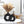 Dubkart Home decor 2 PCS Nordic Home Décor Ceramic Vase Set (Black)