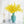 Dubkart Home decor 3 PCS Decorative Artificial Yellow Orchid Flower Plants