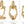 Dubkart Home decor 3 PCS Gold Decor Thinker Abstract Statue Set