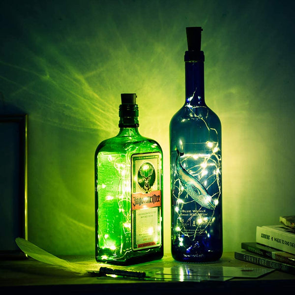 Dubkart Home decor 5 PCS Wine Bottle Cork Wire String Lights
