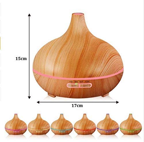 Dubkart Humidifiers 300ml Wood Finish Air Humidifier Essential Oil Diffuser