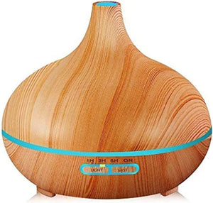 Dubkart Humidifiers 300ml Wood Finish Air Humidifier Essential Oil Diffuser