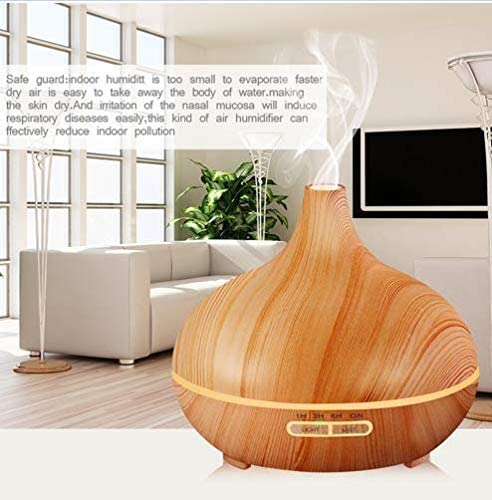 Dubkart Humidifiers 300ml Wood Finish Air Humidifier Essential Oil Diffuser