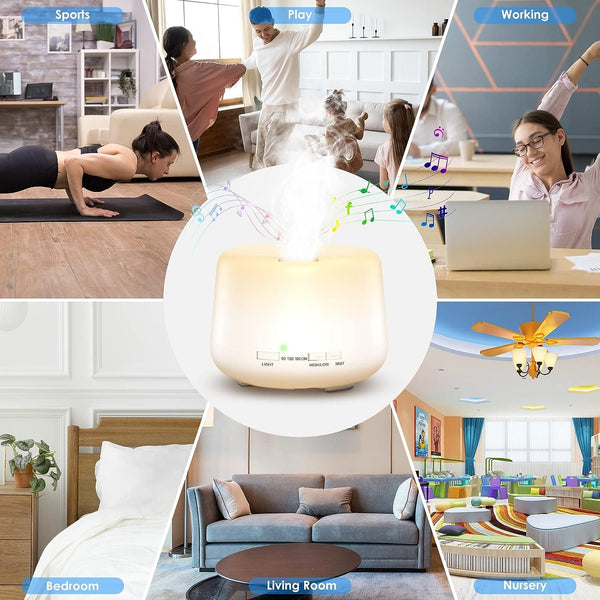 Dubkart Humidifiers Humidifier Oil Fragrance Diffuser with Ambient Light