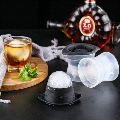 Dubkart Ice moulds 4 PCS Sphere Ice Cube Silicone Mold Cocktail Whiskey Drinks