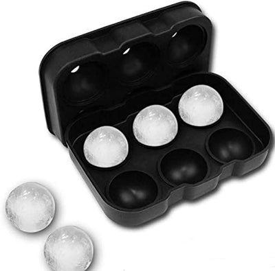 Dubkart Ice moulds 6 Hole Ice Cube Sphere Ball Mold Bar Party Cocktails