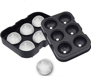 Dubkart Ice moulds 6 Hole Ice Cube Sphere Ball Mold Bar Party Cocktails