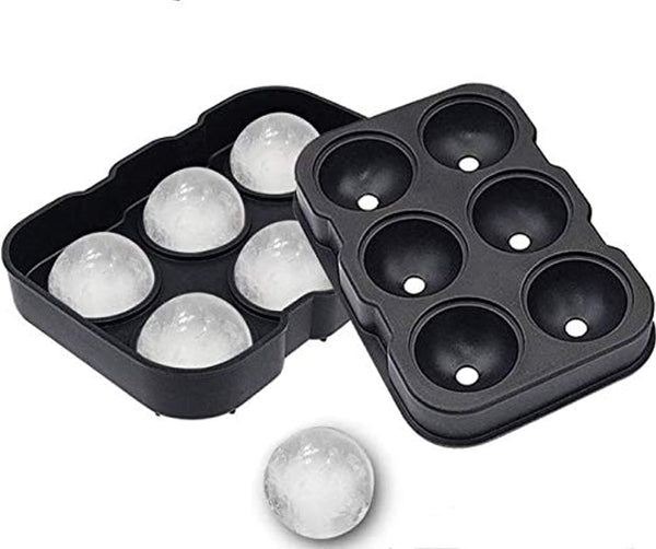 Dubkart Ice moulds 6 Hole Ice Cube Sphere Ball Mold Bar Party Cocktails