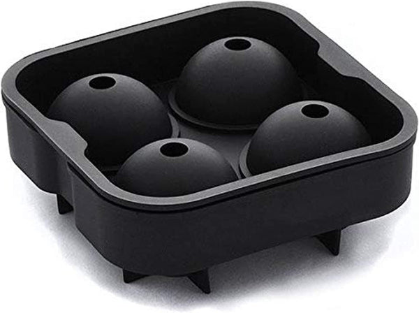 Dubkart Ice moulds Round Ice Cube Sphere Ball 4 Hole Mold