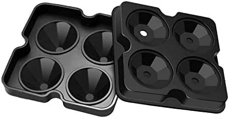 Dubkart Ice moulds Round Ice Cube Sphere Ball 4 Hole Mold