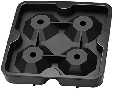 Dubkart Ice moulds Round Ice Cube Sphere Ball 4 Hole Mold