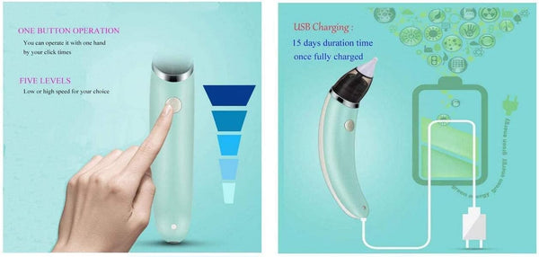 Dubkart Infant Care Baby Infant Nasal Aspirator Electric Nose Cleaner