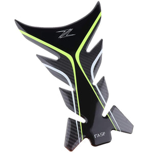 DubKart Kawasaki Z Series Motorcycle Bike Fuel Tank Pad Sticker 3D Decal