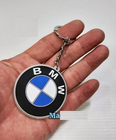 Dubkart Key chains BMW Logo Handlebar Scratch Safe Rubber Keychain Key Ring